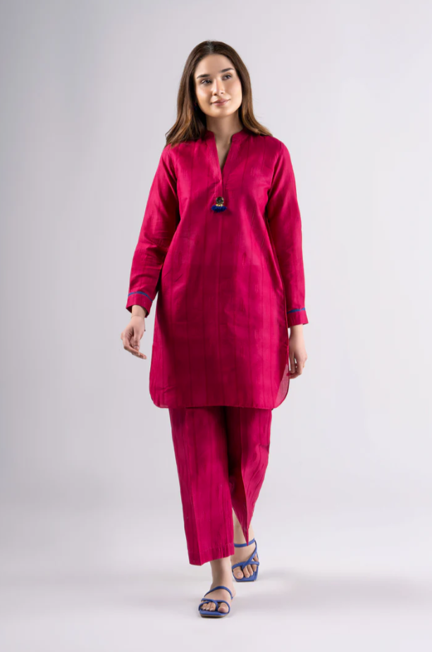 Tassel Accent Kurta Set